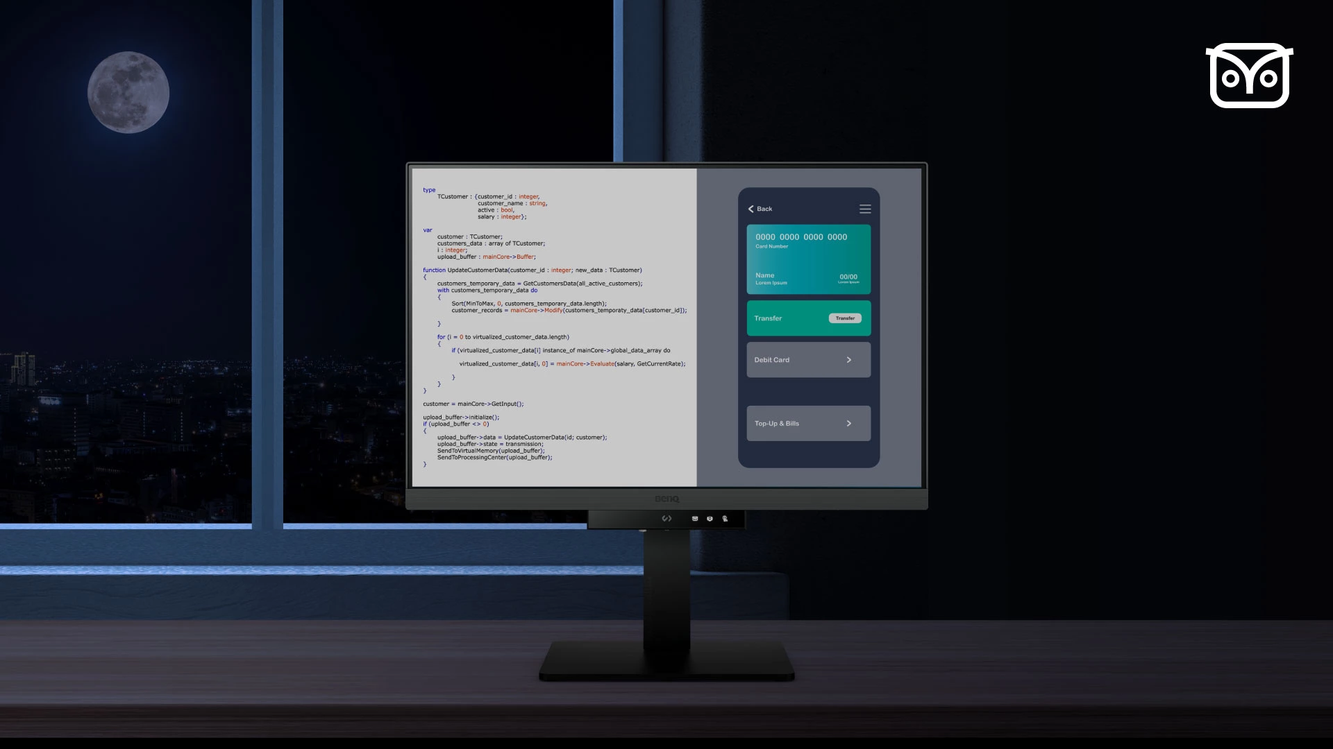 BenQ RD240Q 24.1” WQXGA Programming Monitor, 90W USB Type-C